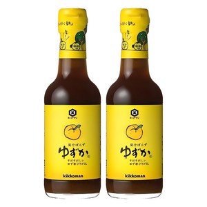 기꼬만 폰즈 유즈카, 250ml, 2개