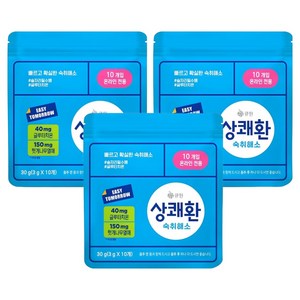 큐원 상쾌환 숙취해소제, 30g, 3개