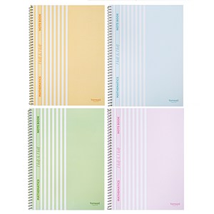 탐사 수학 반반 오답 연습장 스프링 노트, 혼합색상, 4개