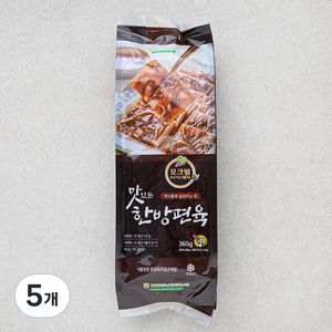 포크빌 맛있는 한방편육, 365g, 5개