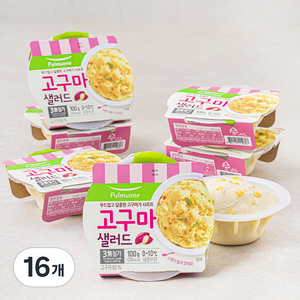 풀무원 샐러드바 고구마, 100g, 16개