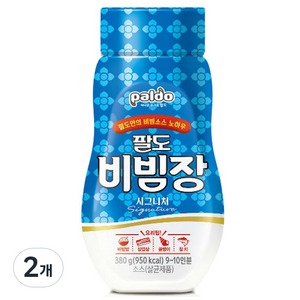 팔도 비빔장 소스 냉면장 비빔/냉면장, 380g, 2개