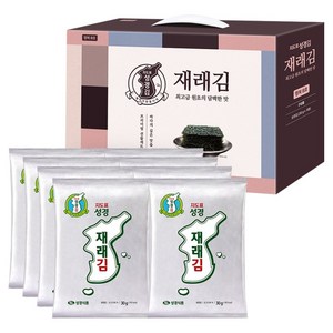 지도표성경 재래전장김 선물세트, 30g, 8개
