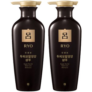 려 진생보 두피모발영양 샴푸, 400ml, 2개