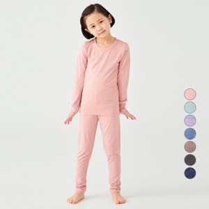 롤리트리 아동용 솔리드 내의 상하의 세트 VD