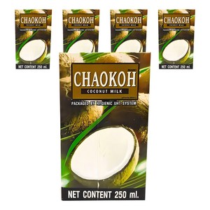 차오코 코코넛밀크, 250ml, 5개