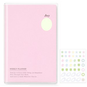 탐사 위클리 만년형 플래너, 핑크, 126 x 182 ..., 1개