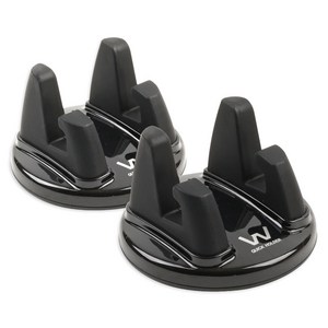 오토반 스마트 퀵 차량용 스마트폰용 거치대, 블랙, 2개