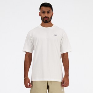 뉴발란스 남녀공용 스포츠 에센셜 스몰 로고 반팔 티셔츠 NBNEFB2003