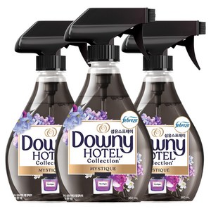 다우니 호텔 컬렉션 섬유스프레이 미스티크 향 본품, 360ml, 3개
