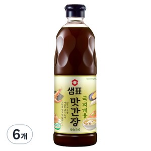 샘표 맛간장 국찌개용, 860ml, 6개