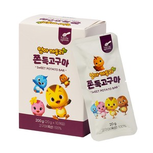 리틀스푼 엄마까투리 쫀득고구마 10p, 200g, 1개