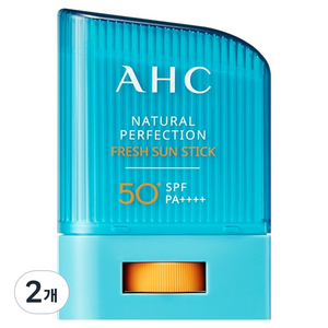 A.H.C 내추럴 퍼펙션 프레쉬 선스틱 SPF50+ PA++++, 14g, 2개