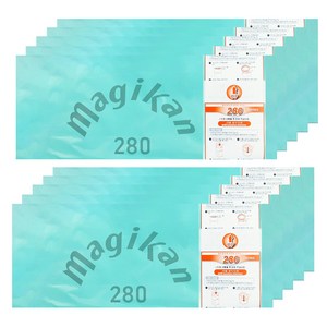 매직캔 280 그린 로고리필 기저귀 쓰레기봉투, 25L, 10개