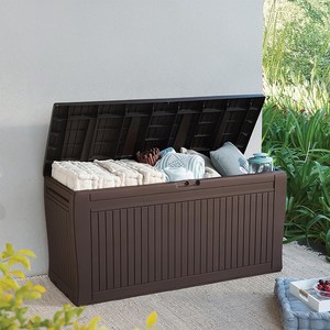 케터 야외 다용도 플라스틱 조립식 데크박스 117 x 45 x 57 cm 방문설치