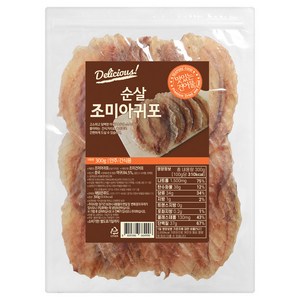 해맑은푸드 조미 순살 아귀포 대, 300g, 1개