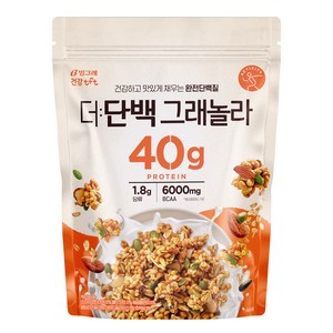 빙그레 건강tft 더단백 그래놀라, 165g, 1개