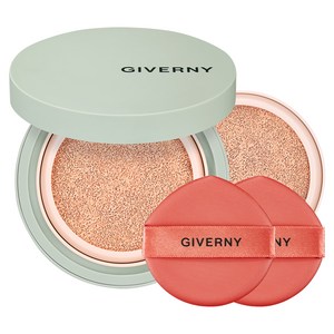 지베르니 밀착 커버 쿠션 파운데이션 본품 12g + 리필 12g 세트, 23호 미디움 베이..., 1개