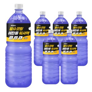 레인윙스 발수코팅 에탄올 워셔액, 1.8L, 6개