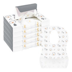 맘핸드슨 일회용 턱받이 10p