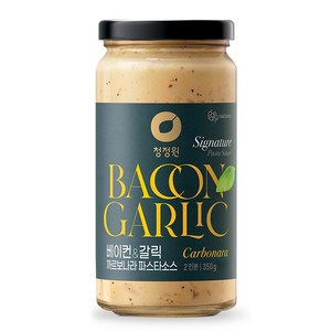 청정원 베이컨 앤 갈릭 까르보나라 파스타소스, 350g, 1개