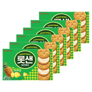 롯데웰푸드 롯샌 파인애플, 315g, 6개