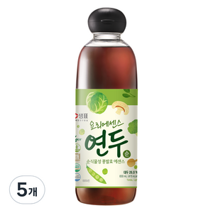 연두 요리에센스 순, 830ml, 5개