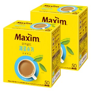 맥심 모카골드 제로슈거 커피믹스, 11.5g, 50개입, 2개