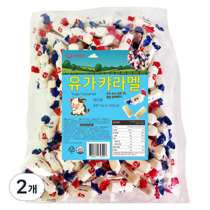스위트영 유가 캬라멜, 1kg, 2개
