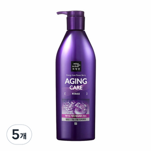 미쟝센 에이징 케어 파워베리 린스 플로럴 프루티향, 680ml, 5개