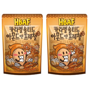 바프 카라멜 솔티드 아몬드 앤 프레첼, 120g, 2개