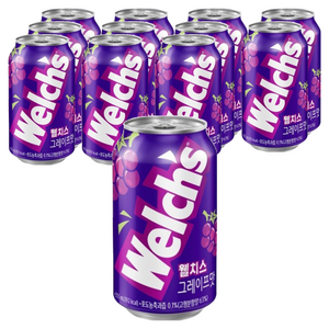 웰치스 그레이프맛, 355ml, 12개