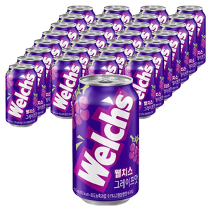 웰치스 그레이프맛, 355ml, 48개