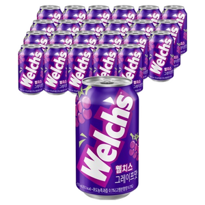 웰치스 그레이프맛, 355ml, 24개