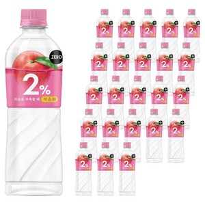 이프로 부족할때 제로 복숭아, 500ml, 24개