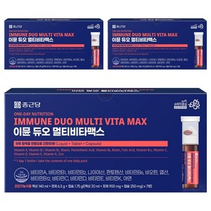 종근당 이뮨 듀오 멀티비타맥스, 7회분, 3개
