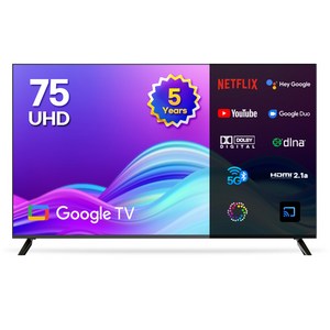 이노스 4K UHD TV, 189cm(75인치), 스마트 TV, 스탠드형, 방문설치