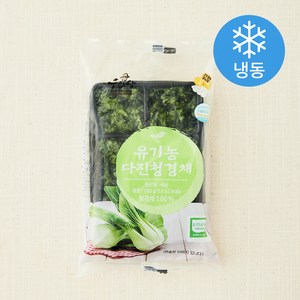 우리땅 유기농 인증 다진 청경채 (냉동), 100g, 1개