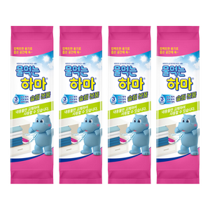 물먹는하마 습기제거제 슬림 본품, 150g, 4개