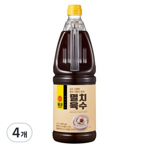 몽고식품 멸치육수, 1.8L, 4개