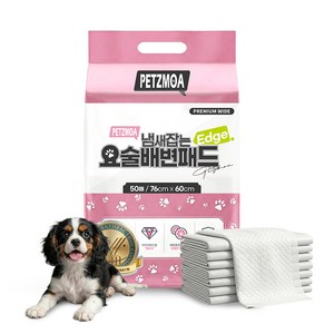 페츠모아 냄새잡는 요술 강아지 배변패드 엣지 레몬향, 대형(76 x 60..., 50개입, 1개
