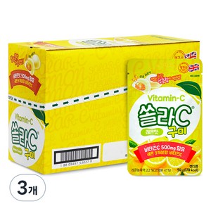 고려은단 쏠라C구미 레몬맛, 50g, 3개