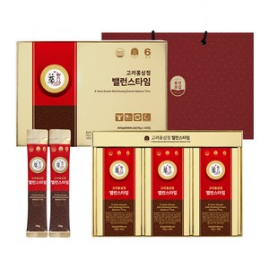 풍년보감 6년근 고려홍삼정 밸런스타임 30포 세트 + 쇼핑백, 300g, 1세트