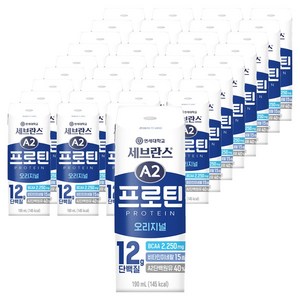 세브란스에이투 연세유업 프로틴 음료 오리지널, 190ml, 36개