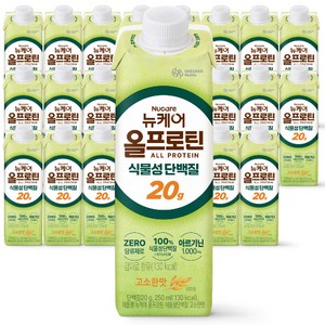 뉴케어올프로틴 식물성단백질 고소한맛, 250ml, 24개