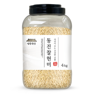 건강곡간 동진 찰현미, 4kg, 1개