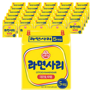 오뚜기 라면사리 멀티팩 110g, 120개
