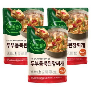 비비고 두부듬뿍 된장찌개, 460g, 3개