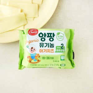 서울우유치즈 앙팡 유기농 아기치즈 STEP2 20매입, 360g, 1개