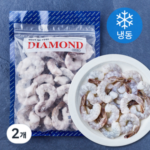 DIAMOND 흰다리 새우살 26/30 (냉동), 2개, 500g(25~29마리)